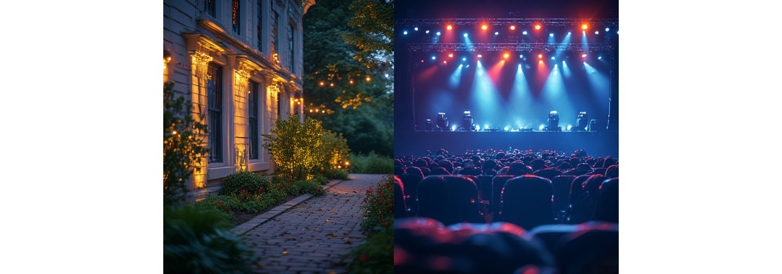 Illuminazione architetturale vs scenica: differenze e applicazioni