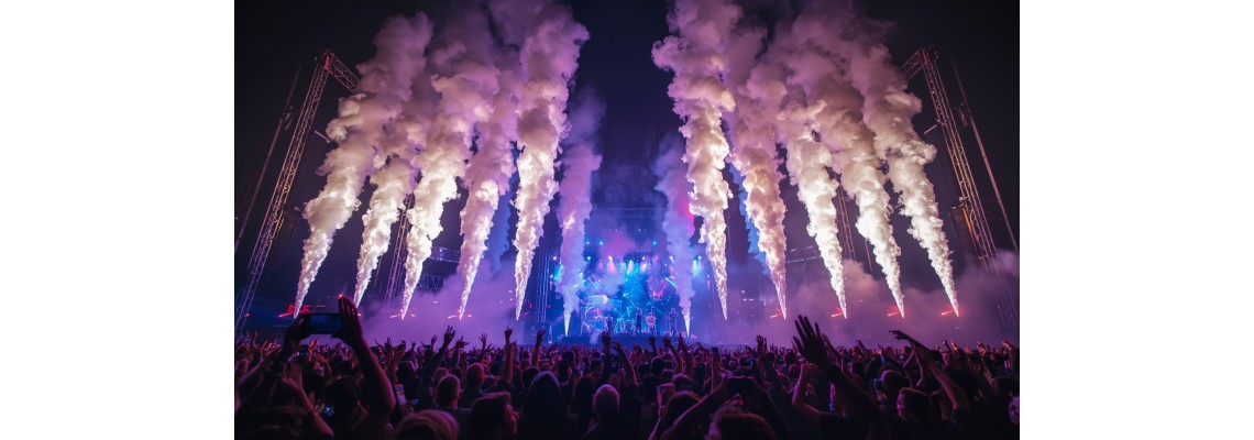 CO₂ Jet: funzionamento e applicazioni nei concerti