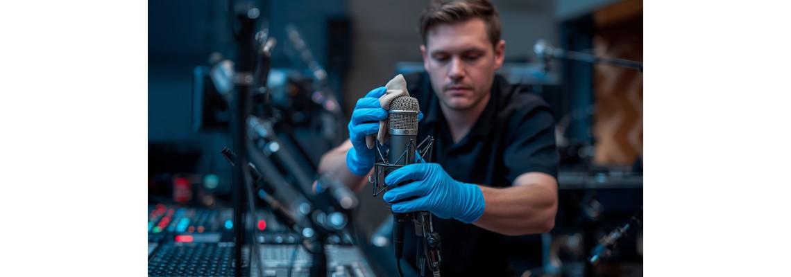 Come pulire correttamente i microfoni da palco