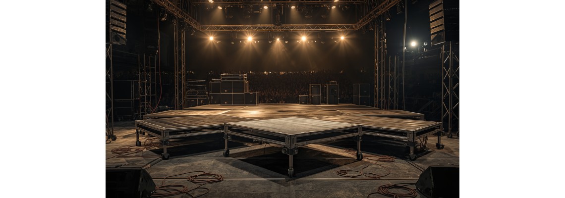 Pedane modulari per palco: caratteristiche e vantaggi