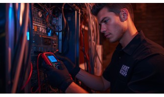 Test di sicurezza elettrica prima di un evento live