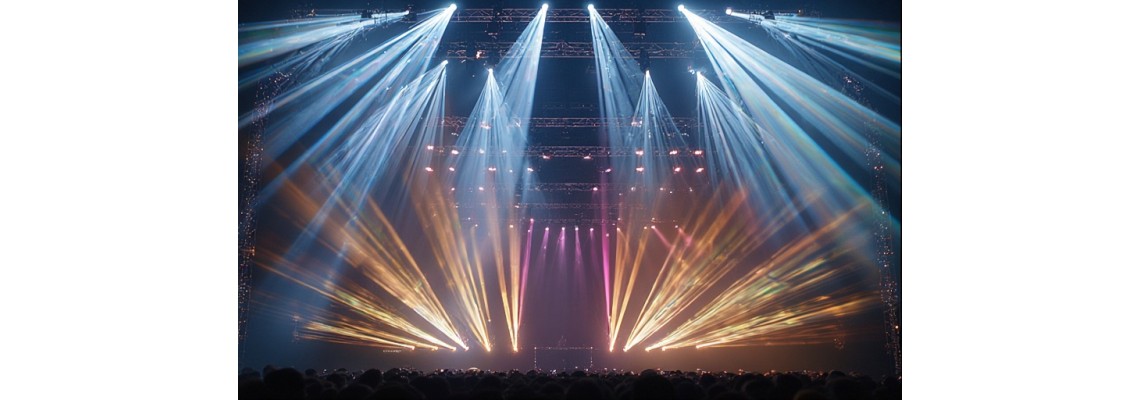 Teste mobili beam, spot e wash: differenze e applicazioni