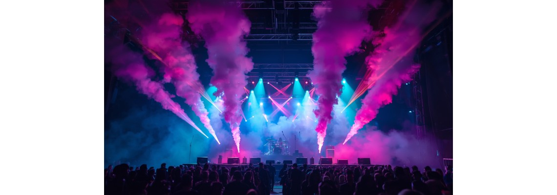 Ventilatori scenici: come usarli per effetti dinamici