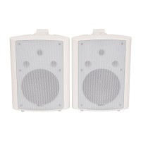 Coppia casse acustiche da muro 180W bianche - BC8W
