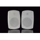 Coppia casse acustiche per esterno IP44 hi-fi da muro 100W bianche - BH5