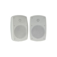 Coppia casse acustiche per esterno IP44 hi-fi da muro 100W bianche - BH5