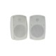 Coppia casse acustiche per esterno IP44 hi-fi da muro 100W bianche - BH5