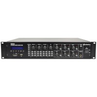 Mixer Amplificatore a 6 canali RM406 Mixer-Amp 100V 6 x 40W  USB SD FM BT