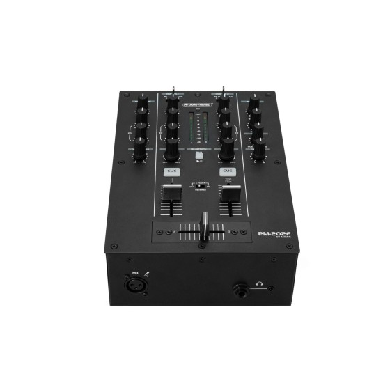 OMNITRONIC PM-202F Mixer DJ 2 Canali con Filtro LPF/HPF e Bluetooth