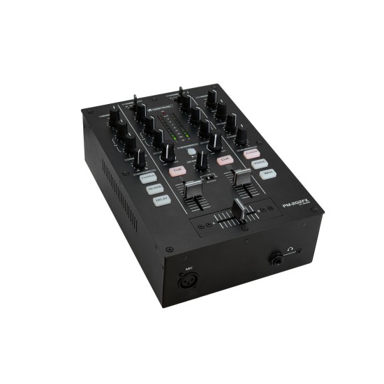 Mixer DJ OMNITRONIC PM-202FX 2 canali con effetti, filtro bipolare e Bluetooth integrato