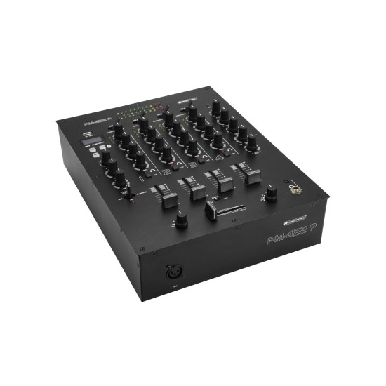 OMNITRONIC PM-422P Mixer DJ a 4 canali con Bluetooth e lettore USB