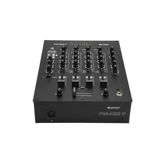 OMNITRONIC PM-422P Mixer DJ a 4 canali con Bluetooth e lettore USB