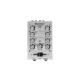 OMNITRONIC GNOME-202 Mixer DJ 2 Canali Argento - Compatto e Versatile