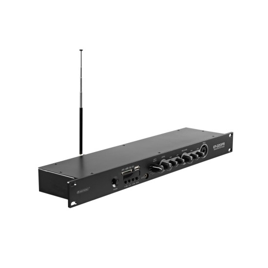 Preamplificatore OMNITRONIC EP-220PR con lettore MP3, Bluetooth e radio FM da 19