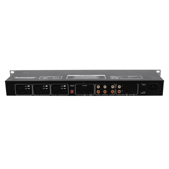 OMNITRONIC EM-260 Mixer: 3 Canali per Karaoke e Intrattenimento