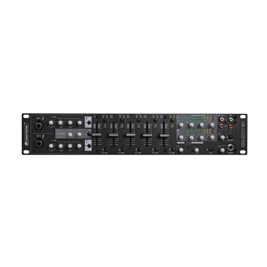 OMNITRONIC EM-550B MK2 Mixer 5+2 Canali da Rack per Installazioni Audio Professionali