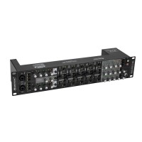 OMNITRONIC EM-650B MK2 Mixer Audio Professionale 5+2 Canali con Controllo a 3 Zone e Montaggio Rack 19