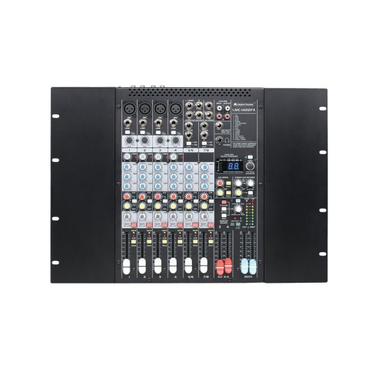 OMNITRONIC LMC-1422FX Mixer USB per Eventi con British EQ e Effetti DSP