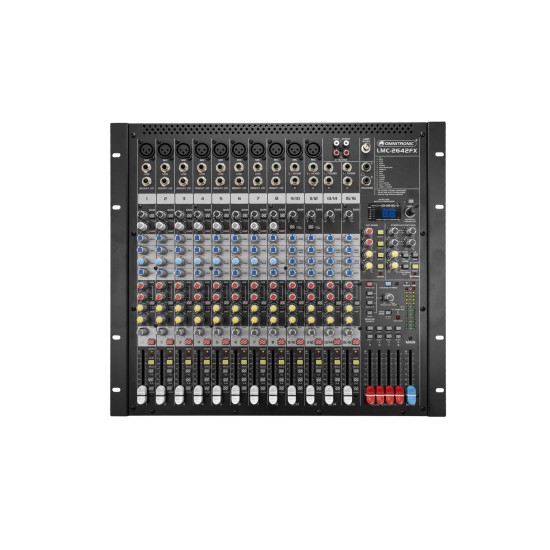 OMNITRONIC LMC-2642FX Mixer Audio Professionale USB con Effetti DSP