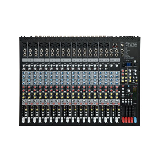 Mixer LMC-3242FX USB professionale con EQ britannico, unità FX e interfaccia USB mixing console
