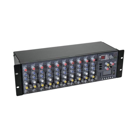 OMNITRONIC RM-1422FX Mixer Rack USB con Effetti DSP e Lettore MP3