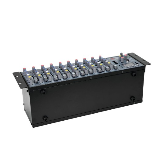OMNITRONIC RM-1422FX Mixer Rack USB con Effetti DSP e Lettore MP3