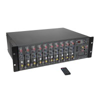 OMNITRONIC RM-1422FXA Mixer amplificato per rack USB