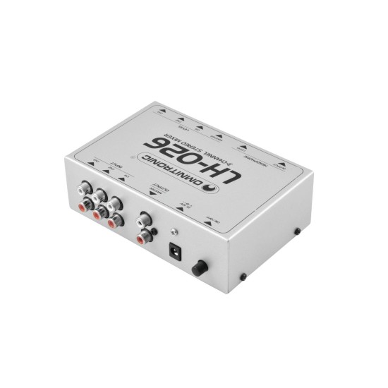 OMNITRONIC LH-026: Mixer Stereo a 3 Canali per DJ e Applicazioni Professionali