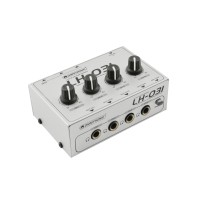 OMNITRONIC LH-031: Amplificatore per Cuffie a 4 Canali con RCA e Jack da 6,3 mm