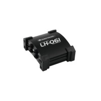 OMNITRONIC LH-061 PRO DI-Box Passivo a Doppio Canale per DJ e Musicisti