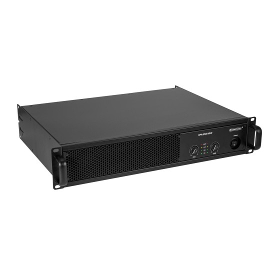Amplificatore Professionale OMNITRONIC XPA-350 MK2 Class AB 2x175W RMS con Limitatore e Raffreddamento a Ventola