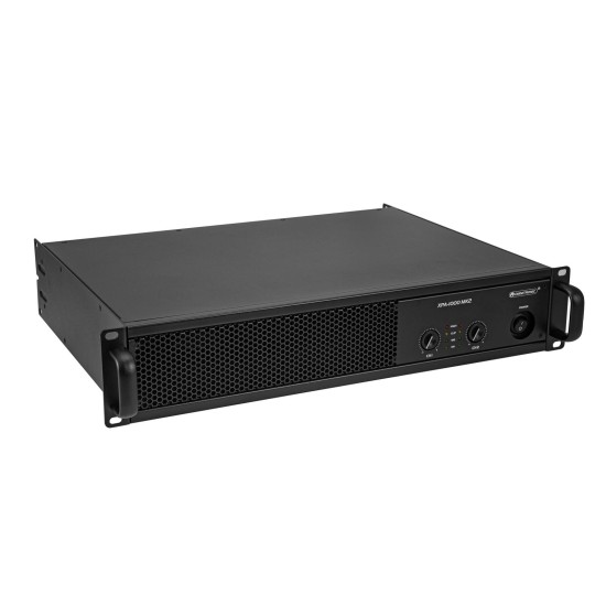 Amplificatore Professionale OMNITRONIC XPA-1000 MK2 2x500W RMS Classe AB con Limitatore e Ventole