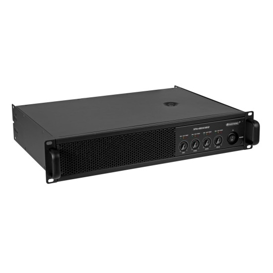 OMNITRONIC XPA-4804 MK2 Amplificatore di Potenza Class D 4x1800W RMS con Limiter per Rack 19”