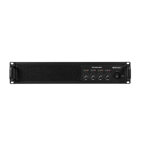OMNITRONIC XPA-4804 MK2 Amplificatore di Potenza Class D 4x1800W RMS con Limiter per Rack 19”