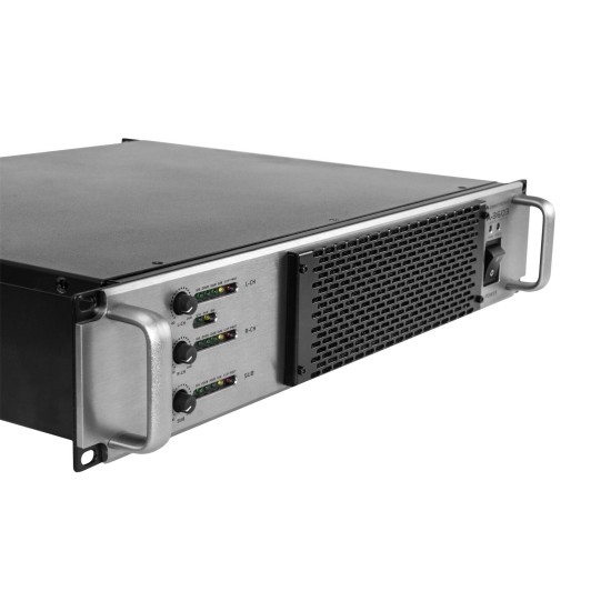 Amplificatore Professionale Class-D 2.1 OMNITRONIC A-3603, Potenza 3600W per Eventi e Locali