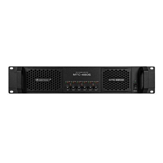 Amplificatore OMNITRONIC MTC-4806 6-Channel Amplifier in classe D