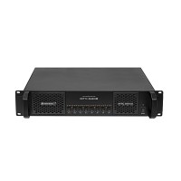 Amplificatore OMNITRONIC MTC-6408 8 Canali 800W RMS per Installazioni, DJ e Club | Classe D Rack 2U