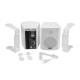 Set casse attive bianche OMNITRONIC ALP-5A 2x30W con woofer da 5