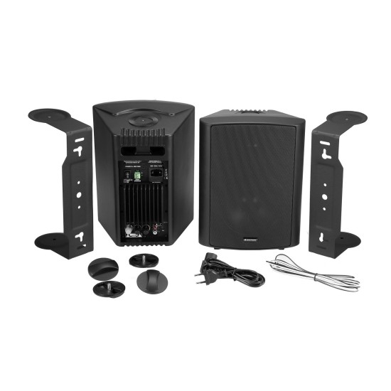 Set di Altoparlanti Attivi OMNITRONIC ALP-6A Nero con Biamp Amplificatore e Woofer 6.5 Pollici
