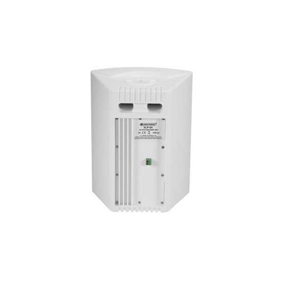 OMNITRONIC ALP-6A Set Altoparlanti Attivi Bianco con Amplificatore Biamp e Woofer 6,5