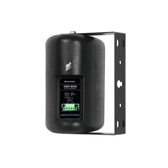OMNITRONIC ODP-204 Altoparlanti da Parete 16 Ohm Nero 2x - Impermeabili IP65