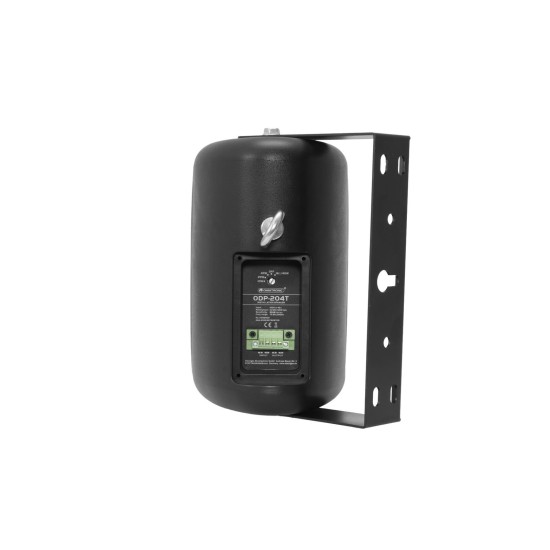 OMNITRONIC ODP-204T Altoparlanti da Installazione 100V IP65 Nero - Coppia 40W RMS