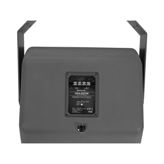 Cassa da Installazione OMNITRONIC ODX-212TM 100V Grigio Scuro per Esterni IP56