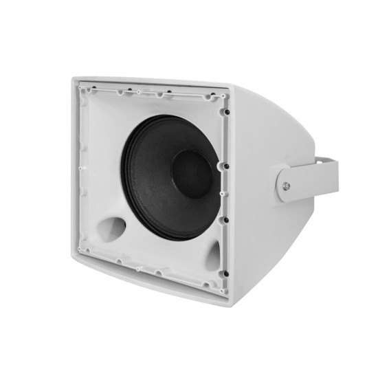 OMNITRONIC ODX-215T Altoparlante da Parete 100V Bianco, 400W RMS, IP56