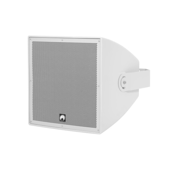 OMNITRONIC ODX-215TL Altoparlante da Parete 100V Bianco, IP56, 400W RMS
