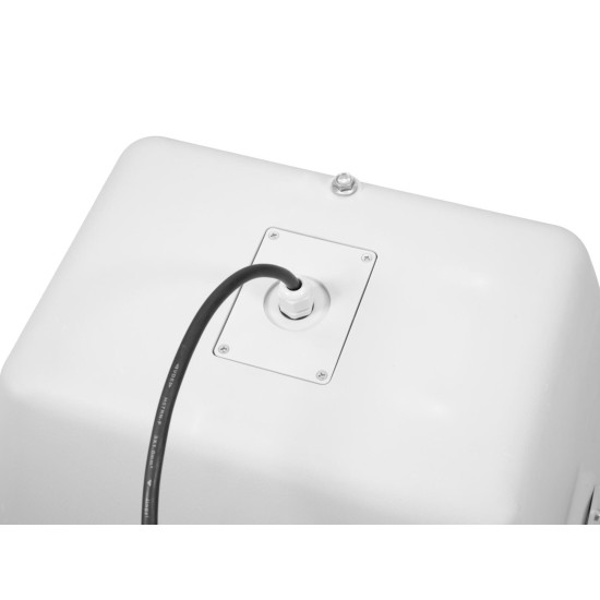 OMNITRONIC ODX-215TL Altoparlante da Parete 100V Bianco, IP56, 400W RMS