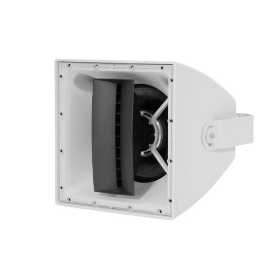 OMNITRONIC ODX-215TL Altoparlante da Parete 100V Bianco, IP56, 400W RMS