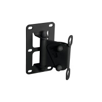 Supporto a Parete Nero OMNITRONIC per Casse ODP-208 - Angolo Regolabile e Resistente