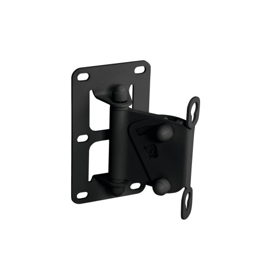 Supporto a Parete Nero OMNITRONIC per Casse ODP-208 - Angolo Regolabile e Resistente