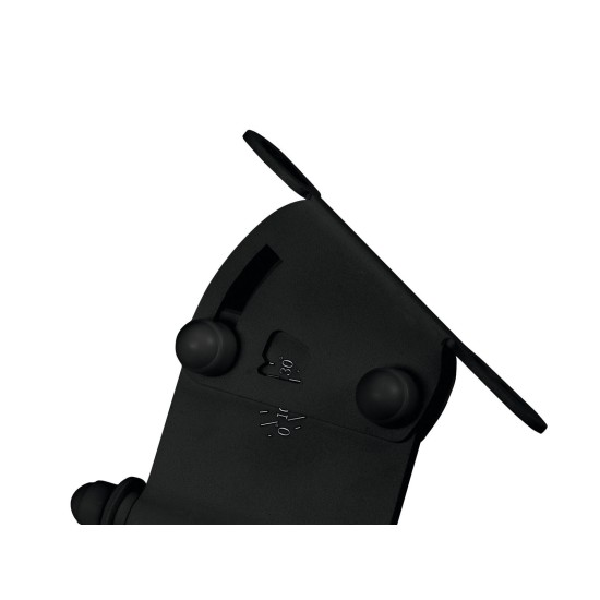 Supporto a Parete Nero OMNITRONIC per Casse ODP-208 - Angolo Regolabile e Resistente